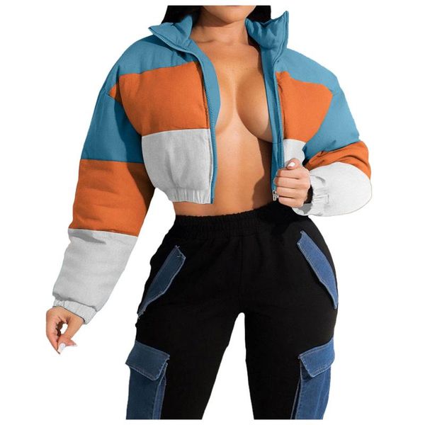 women's jackets short winter coat patchwork long sleeve zipper warm down with pockets quilted jacket outdoor, Black;brown
women's jackets short winter coat patchwork long sleeve zipper warm down with pockets quilted jacket outdoor, Black;brown