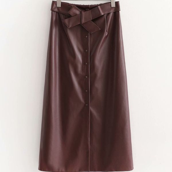 vinatge woman burgundy leather thick stretchy skirts autumn winter fashion ladies pu straight skirt female button 210515, Black
vinatge woman burgundy leather thick stretchy skirts autumn winter fashion ladies pu straight skirt female button 210515, Black