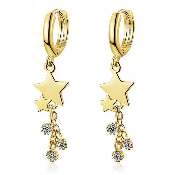 fashion silver color women hoop earrings lone chain star zircon tassel pendant loop huggies earring party gift jewelry & huggie, Golden;silver
fashion silver color women hoop earrings lone chain star zircon tassel pendant loop huggies earring party gift jewelry & huggie, Golden;silver