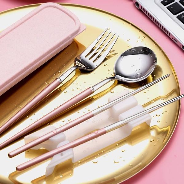 stainless steel portable tableware student travel lunch box 3 sets fork chopsticks set dinnerware
stainless steel portable tableware student travel lunch box 3 sets fork chopsticks set dinnerware
