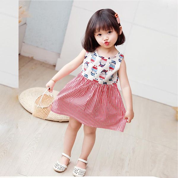 girl's dresses born baby summer girls dress o-neck sleeveless cotton princess mini child clothes clothing, Red;yellow
girl's dresses born baby summer girls dress o-neck sleeveless cotton princess mini child clothes clothing, Red;yellow