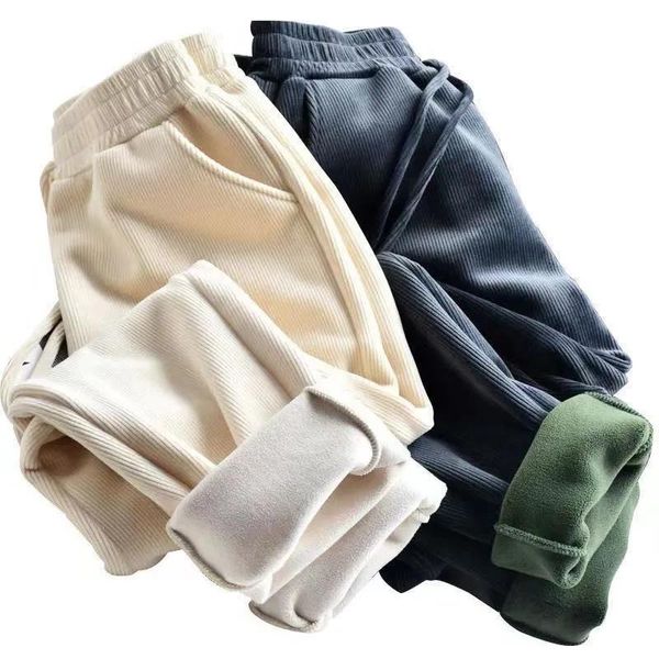 women's pants & capris corduroy autumn winter large size loose harem plus velvet thick casual drawstring high waist sports, Black;white
women's pants & capris corduroy autumn winter large size loose harem plus velvet thick casual drawstring high waist sports, Black;white