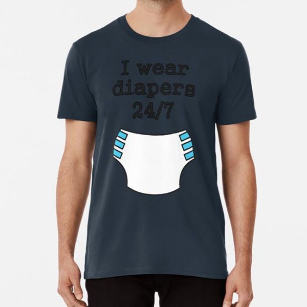 men's t-shirts i wear diapers 24 / 7 t shirt abdl ab dl baby diaper lover nappy, White;black
men's t-shirts i wear diapers 24 / 7 t shirt abdl ab dl baby diaper lover nappy, White;black