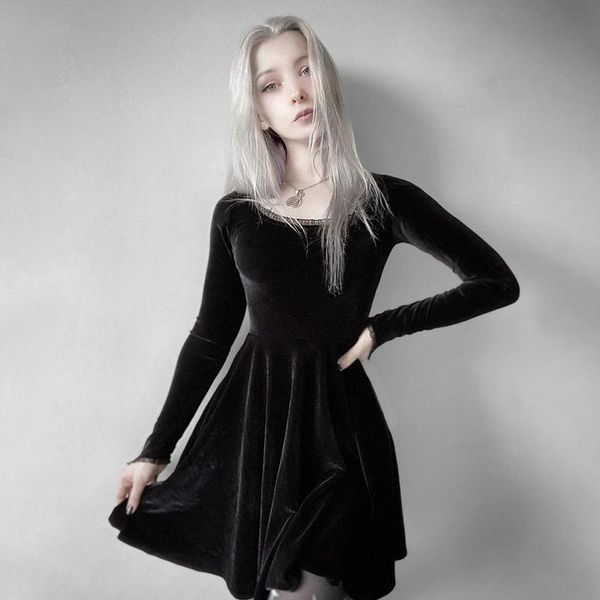 casual dresses ruibbit arrival harajuku punk style women cute black dress o-neck length sleeve summer girl gothic, Black;gray
casual dresses ruibbit arrival harajuku punk style women cute black dress o-neck length sleeve summer girl gothic, Black;gray