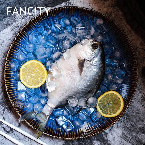 fancityeuropean-style kiln blue ceramic plate creative western steak pasta home fruit salad dish dishes & plates
fancityeuropean-style kiln blue ceramic plate creative western steak pasta home fruit salad dish dishes & plates