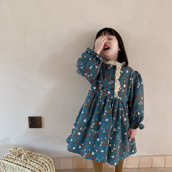 2021 winter new korean style baby girls floral lace warm princess dress children costumes toddlers kids thicken dresses, Red;yellow
2021 winter new korean style baby girls floral lace warm princess dress children costumes toddlers kids thicken dresses, Red;yellow