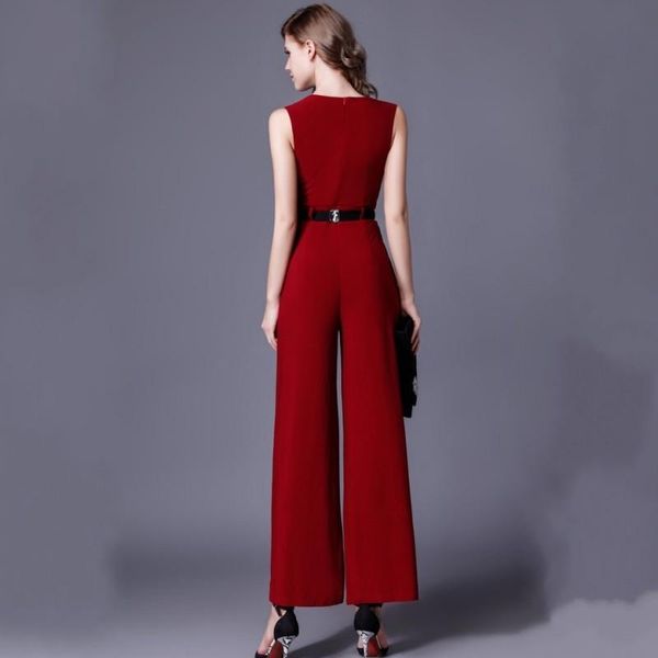 women's jumpsuits & rompers fashion women v neck sleeveless jumpsuit ankle length wide leg one piece playsuits office ladies high waist, Black;white
women's jumpsuits & rompers fashion women v neck sleeveless jumpsuit ankle length wide leg one piece playsuits office ladies high waist, Black;white