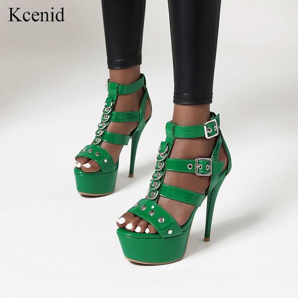 kcenid stiletto 13cm high heels platform sandals open toe t-strap gladiator women summer pole dance shoes, Black
kcenid stiletto 13cm high heels platform sandals open toe t-strap gladiator women summer pole dance shoes, Black
