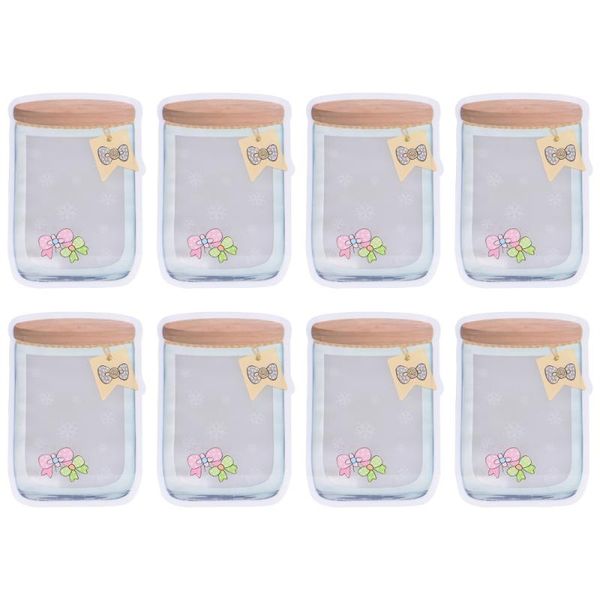 gift wrap 10pcs mason bottle type thickening reusable clear seal bags reclosable storage dispenser bag for home (size, yell
gift wrap 10pcs mason bottle type thickening reusable clear seal bags reclosable storage dispenser bag for home (size, yell
