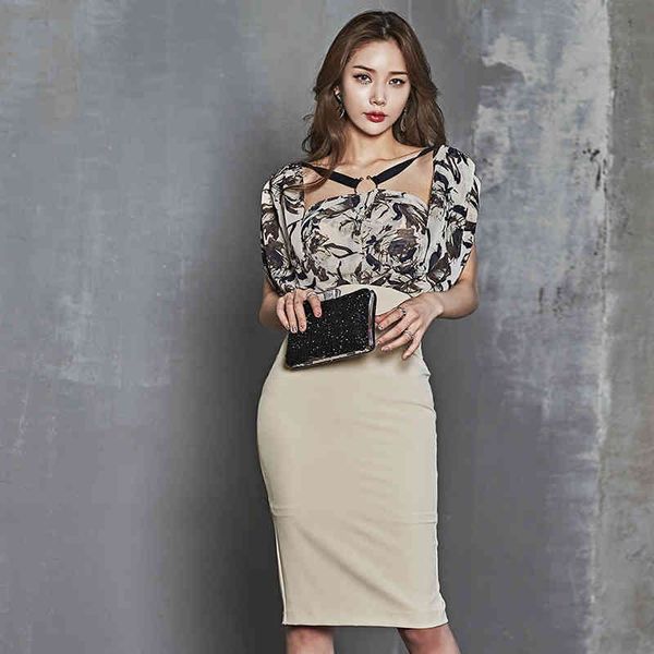 women elegant high-quality fashions arrival pencil without backrest party dress ol patchwork, Black;gray
women elegant high-quality fashions arrival pencil without backrest party dress ol patchwork, Black;gray