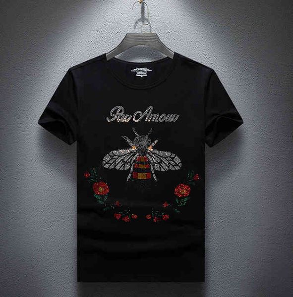men's t-shirts short-sleeve shirt of diamond design casual mark around the elastic neck male cotton t, White;black
men's t-shirts short-sleeve shirt of diamond design casual mark around the elastic neck male cotton t, White;black