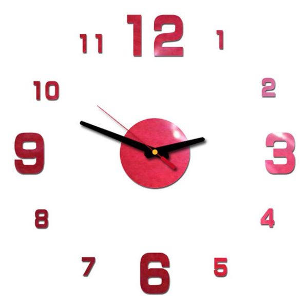 wall clocks 3d acrylic clock mirror surface sticker home office room decoration red, black, gold, silver (as pictures show)
wall clocks 3d acrylic clock mirror surface sticker home office room decoration red, black, gold, silver (as pictures show)