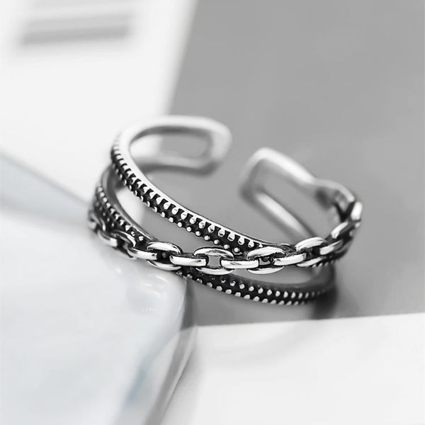wedding rings vintage chain for women men gold open adjustable finger ring goth punk jewelry accessories bague femme 2021 bff, Slivery;golden
wedding rings vintage chain for women men gold open adjustable finger ring goth punk jewelry accessories bague femme 2021 bff, Slivery;golden