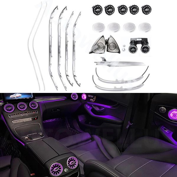 interior&external lights 3/12/64 colors car led nozzle atmosphere lamp strips for - c/glc class w205 x253 mb air vent neon ambie
interior&external lights 3/12/64 colors car led nozzle atmosphere lamp strips for - c/glc class w205 x253 mb air vent neon ambie