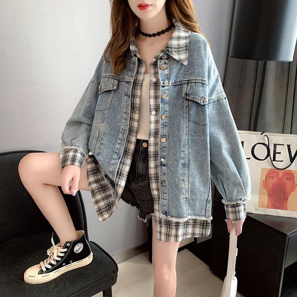 women's jackets py1172 wholesale 2021 spring summer autumn fashion casual denim women jacket woman female ol coat, Black;brown
women's jackets py1172 wholesale 2021 spring summer autumn fashion casual denim women jacket woman female ol coat, Black;brown