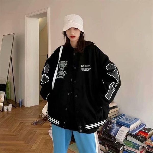 men's jackets 2021 spring autumn man coats loose high street handsome outdoor baseball uniform simple all-match fashion couples casual, Black;brown
men's jackets 2021 spring autumn man coats loose high street handsome outdoor baseball uniform simple all-match fashion couples casual, Black;brown