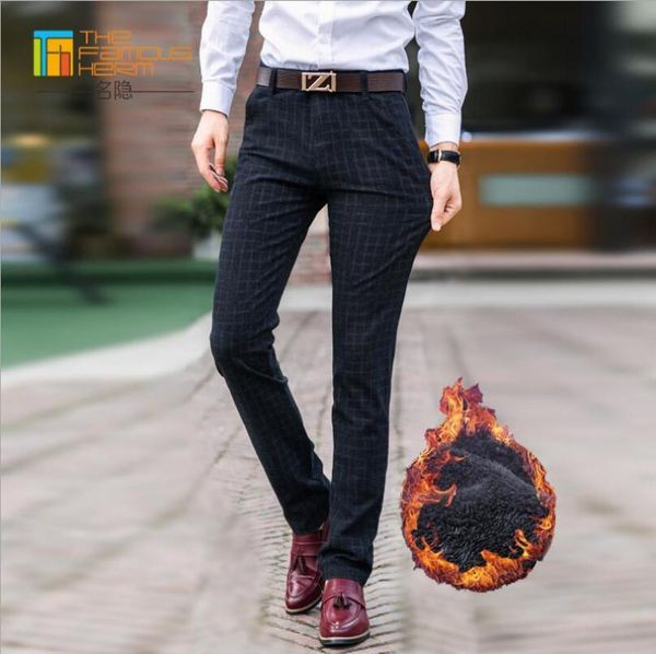 men's suits & blazers trouser plaid lining velvet slim fit business suit pants male elastic thin leg fashion straight type, White;black
men's suits & blazers trouser plaid lining velvet slim fit business suit pants male elastic thin leg fashion straight type, White;black