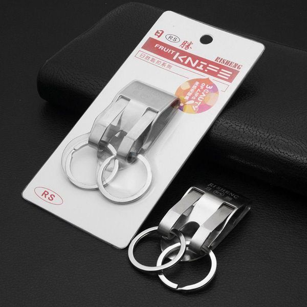 keychains stainless steel keyring security clip on heavy duty belt key keychain pxpb, Silver
keychains stainless steel keyring security clip on heavy duty belt key keychain pxpb, Silver