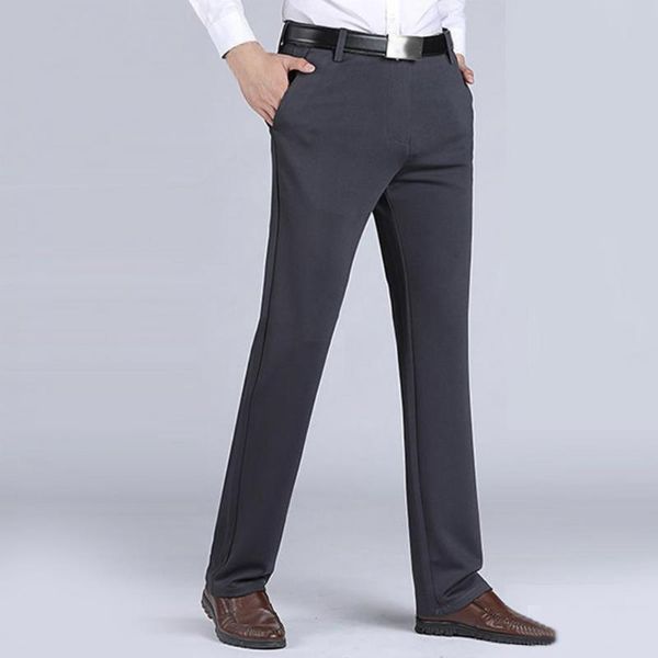 men's suits & blazers men pants business trousers slim dress suit stretchy spring autumn midwaist straight loose for, White;black
men's suits & blazers men pants business trousers slim dress suit stretchy spring autumn midwaist straight loose for, White;black
