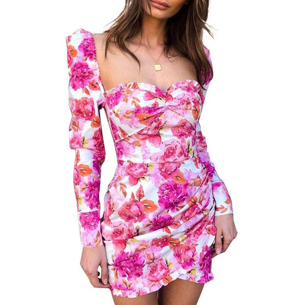 casual dresses 2021 women ladies evening party flower dress prom ball mini long puff sleeve slim club, Black;gray
casual dresses 2021 women ladies evening party flower dress prom ball mini long puff sleeve slim club, Black;gray