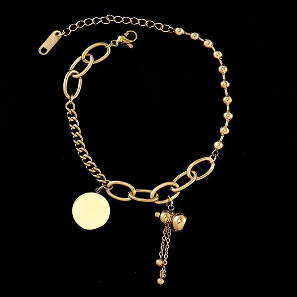 charm bracelets chinese style lucky gourd bracelet minimalist creative special-interest design fashion titanium steel no fading ins internet, Golden;silver
charm bracelets chinese style lucky gourd bracelet minimalist creative special-interest design fashion titanium steel no fading ins internet, Golden;silver