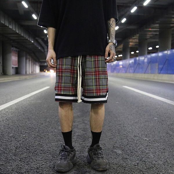 red shorts athletic men casual summer boxer loose harajuku plaid clothing bermudas masculina couples matching bd50cs men's, White;black
red shorts athletic men casual summer boxer loose harajuku plaid clothing bermudas masculina couples matching bd50cs men's, White;black