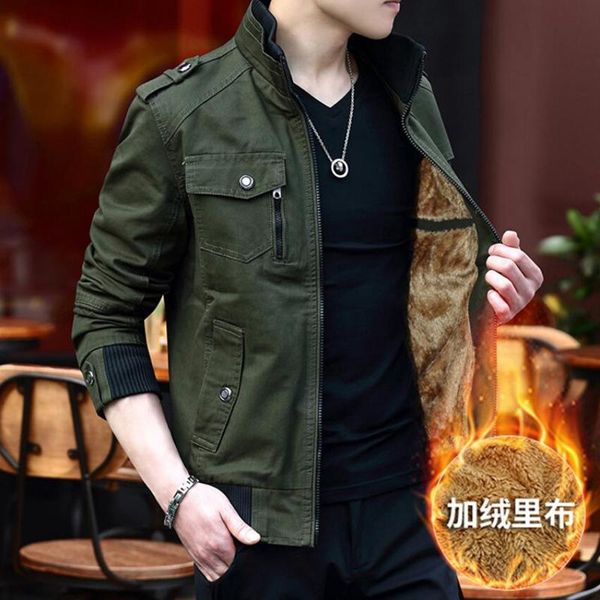 men's jackets 100% cotton men jacket autumn winter thick warm coat slim fit casual mens military tactical parka workwear outerwear, Black;brown
men's jackets 100% cotton men jacket autumn winter thick warm coat slim fit casual mens military tactical parka workwear outerwear, Black;brown
