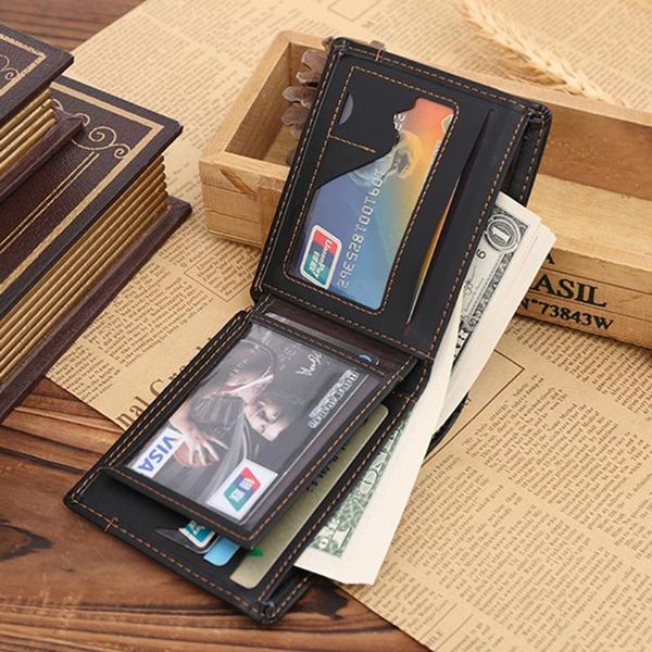 wallets men leather wallet short slim male purses money holders bag id card receipt holder coin purse, Red;black
wallets men leather wallet short slim male purses money holders bag id card receipt holder coin purse, Red;black