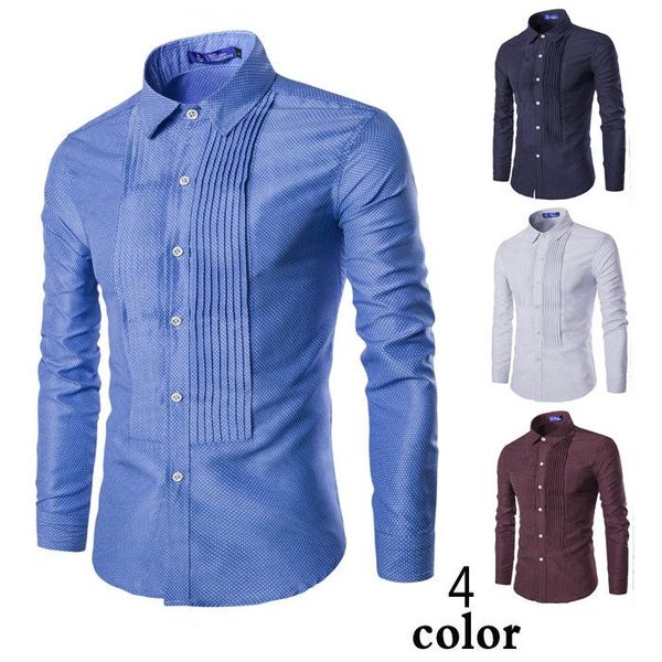 men's casual shirts 2021 fashion spot printing court style folded long sleeve shirt mens men camisa masculina modis chemise homme, White;black
men's casual shirts 2021 fashion spot printing court style folded long sleeve shirt mens men camisa masculina modis chemise homme, White;black