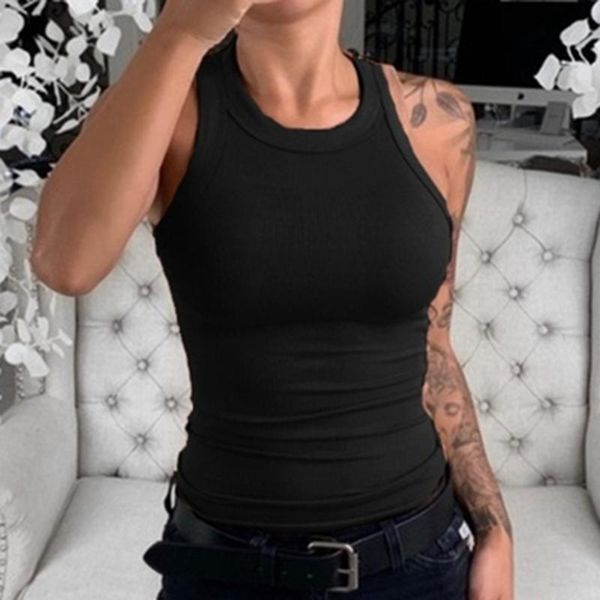men's casual shirts elegant o-neck sleeveless knitted blouse 2021 summer women off shoulder and blouses solid slim fit bodycon, White;black
men's casual shirts elegant o-neck sleeveless knitted blouse 2021 summer women off shoulder and blouses solid slim fit bodycon, White;black