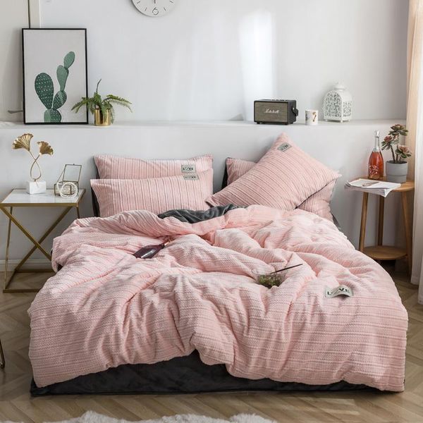 bedding sets solid color winter soft warm flannel fleece set double duvet cover bed linen fitted sheet pillowcases home textile
bedding sets solid color winter soft warm flannel fleece set double duvet cover bed linen fitted sheet pillowcases home textile