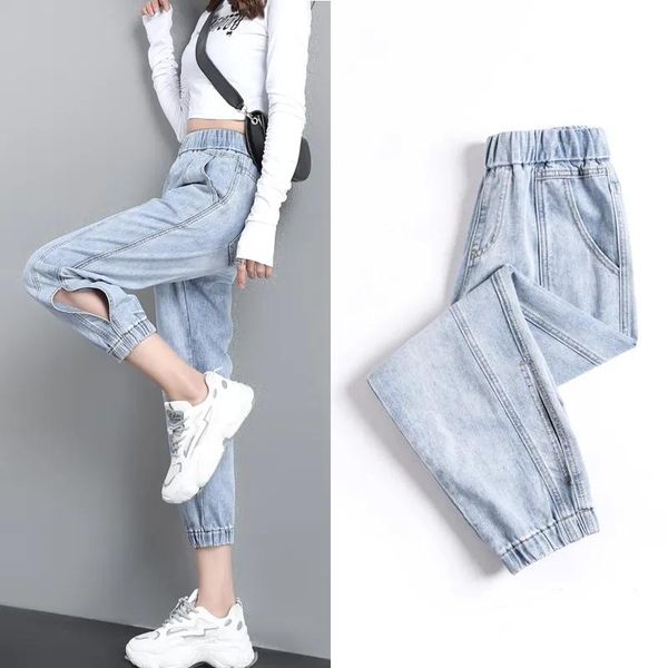 women's jeans e girl clothes harajuku baggy ladies high waist spring summer 2021 women fashion harem pants trousers, Blue
women's jeans e girl clothes harajuku baggy ladies high waist spring summer 2021 women fashion harem pants trousers, Blue