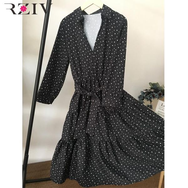 casual dresses rziv spring women dress dot print v-neck long-sleeved belt decoration, Black;gray
casual dresses rziv spring women dress dot print v-neck long-sleeved belt decoration, Black;gray