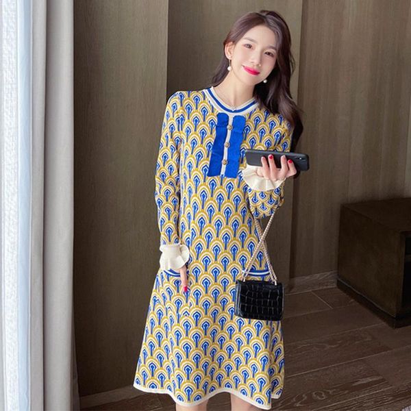 casual dresses fashion autumn winter jacquard knitting dress women o neck long sleeve pocket sweater, Black;gray
casual dresses fashion autumn winter jacquard knitting dress women o neck long sleeve pocket sweater, Black;gray