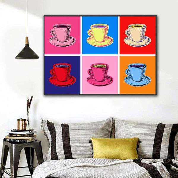 paintings colorful coffee art canvas painting modern wall pictures home decoration scandinavian posters printing
paintings colorful coffee art canvas painting modern wall pictures home decoration scandinavian posters printing