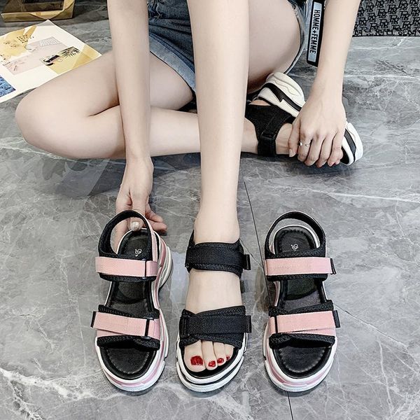 sandals 2021 summer vacation beach sandales women rome shoes woman sport platform sandal open toe sandalias, Black
sandals 2021 summer vacation beach sandales women rome shoes woman sport platform sandal open toe sandalias, Black