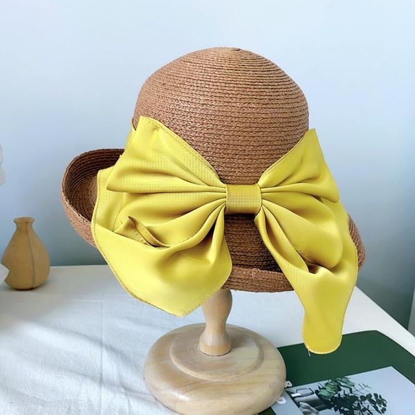 202105-pinshang summer handmade brown raffia grass big bowknot holiday lady sun cap women beach leisure hat wide brim hats, Blue;gray
202105-pinshang summer handmade brown raffia grass big bowknot holiday lady sun cap women beach leisure hat wide brim hats, Blue;gray