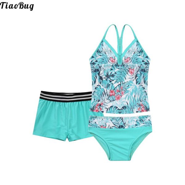one-piece suits tiaobug summer 3pcs kids girls print swimwear v neck spaghetti straps vest and bottoms boyshorts briefs set beach bikini
one-piece suits tiaobug summer 3pcs kids girls print swimwear v neck spaghetti straps vest and bottoms boyshorts briefs set beach bikini