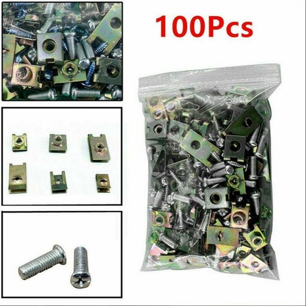 craft tools 100pc auto fastener body door panel trim plate fixing screw u-shaped gasket clip automotive fasteners car
craft tools 100pc auto fastener body door panel trim plate fixing screw u-shaped gasket clip automotive fasteners car