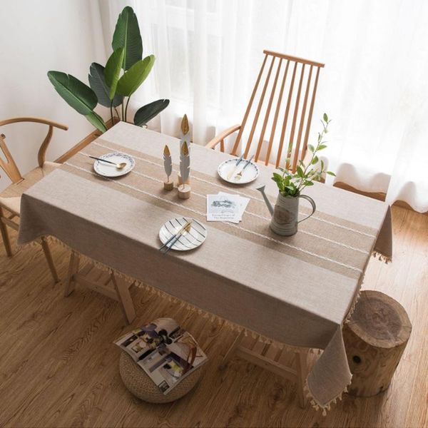 table cloth stripe decorative linen tablecloth with tassel waterproof oilproof thick rectangular wedding dining cover tea
table cloth stripe decorative linen tablecloth with tassel waterproof oilproof thick rectangular wedding dining cover tea