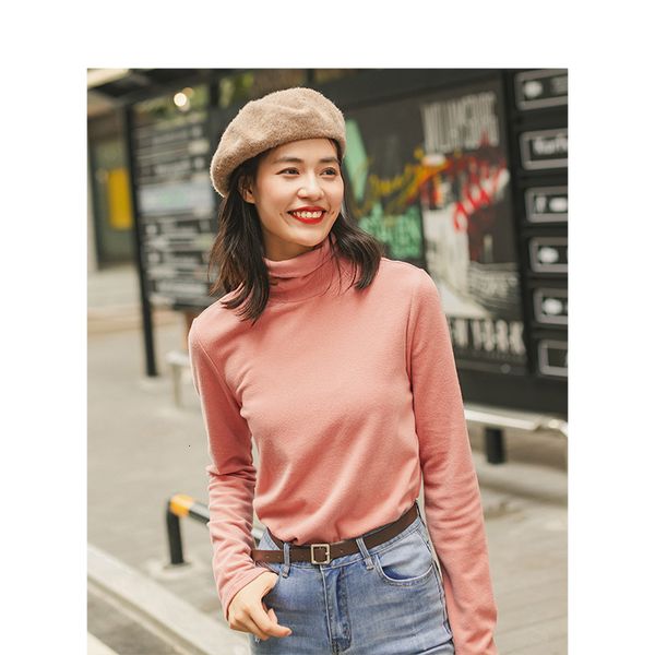 t shirts spring autumn winter viscose elastic high collar fashion all matched casual literary women t-shirt 5yks, White
t shirts spring autumn winter viscose elastic high collar fashion all matched casual literary women t-shirt 5yks, White