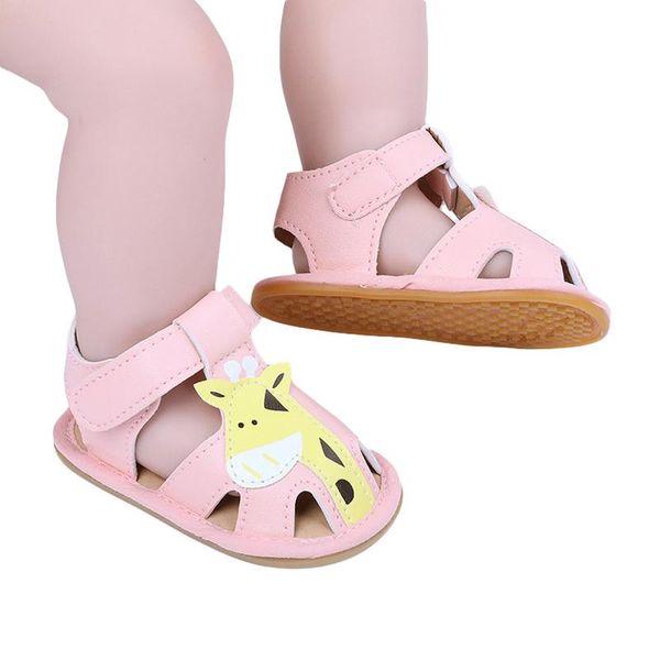 baby closed-toe sandals summer cartoon giraffe flat shoes non-slip infant prewalkers children's 2021 kids, Black;red
baby closed-toe sandals summer cartoon giraffe flat shoes non-slip infant prewalkers children's 2021 kids, Black;red