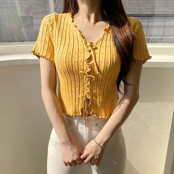women's t-shirt 2021beauty sweet chic cute knitted shirts women v-neck single breasted good elasticity crop cardigan sweaters autumn c, White
women's t-shirt 2021beauty sweet chic cute knitted shirts women v-neck single breasted good elasticity crop cardigan sweaters autumn c, White