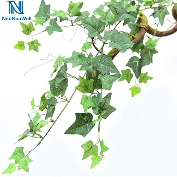nuonuowell 200cm/6.6ft artificial ivy vine green rattan foliage wedding decoration diy faux parthenocissus high simulation decorative flower
nuonuowell 200cm/6.6ft artificial ivy vine green rattan foliage wedding decoration diy faux parthenocissus high simulation decorative flower