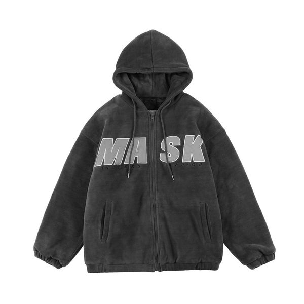 embroidered letter fleece jacket men's winter thickened cotton jacket ins fashion brand loose hooded cotton jacket, Black
embroidered letter fleece jacket men's winter thickened cotton jacket ins fashion brand loose hooded cotton jacket, Black