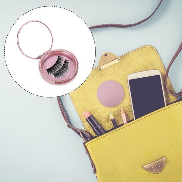 false eyelashes 6 sets eyelash packaging circle box storage empty case 
false eyelashes 6 sets eyelash packaging circle box storage empty case