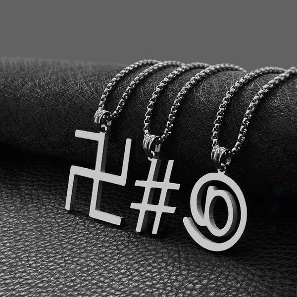 pendant necklaces fashion titanium steel symbol necklace men's hip hop simple all-match jewelry, Silver
pendant necklaces fashion titanium steel symbol necklace men's hip hop simple all-match jewelry, Silver