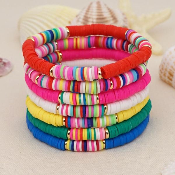 beaded, strands punki handmade ethnic polymer clay bracelet for women men adjustable bohemian beads charm couple beach accessory, Black
beaded, strands punki handmade ethnic polymer clay bracelet for women men adjustable bohemian beads charm couple beach accessory, Black