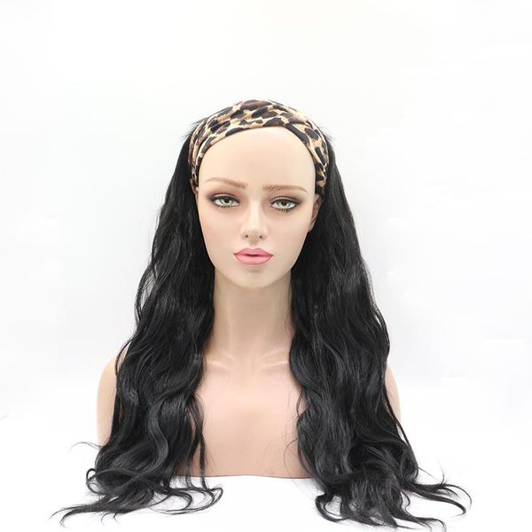 synthetic wigs women headband wig body wave natural black with fake hair for 
synthetic wigs women headband wig body wave natural black with fake hair for