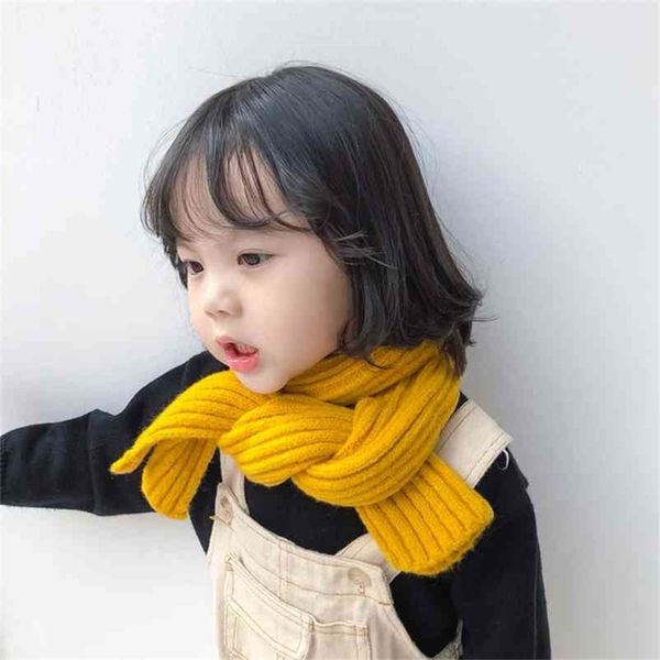 winter cute baby girls boys knitting solid color warm scarves 2-10 years kids all-match casual scarf 210508, Red;brown
winter cute baby girls boys knitting solid color warm scarves 2-10 years kids all-match casual scarf 210508, Red;brown